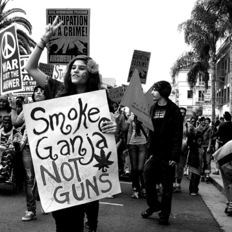 hippies smoking weed 1960