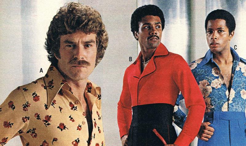 Century Star Men's 70s 80s Disco Shirt Outfits
